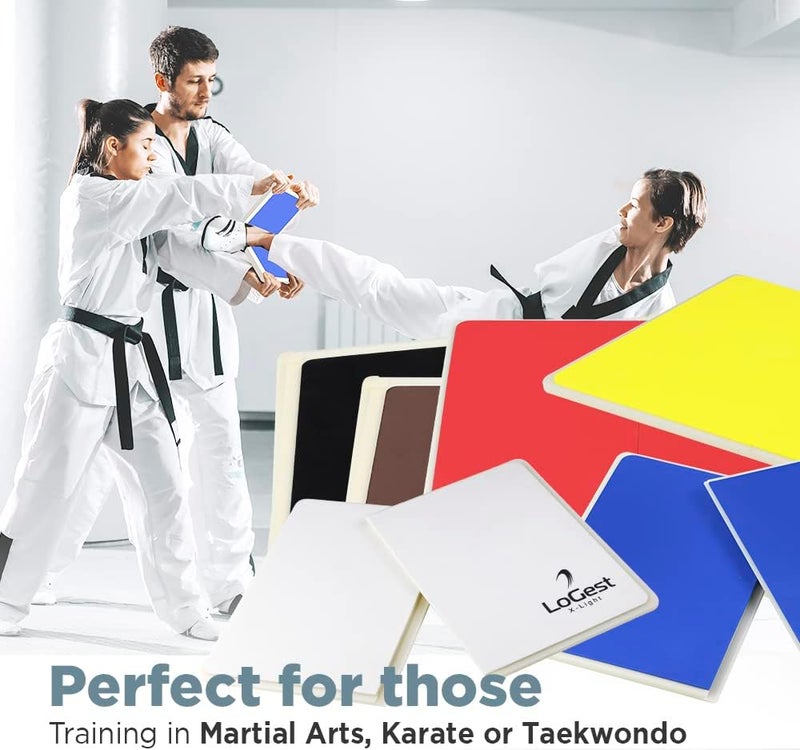 Logest Rebreakable Boards Martial Arts - Taekwondo Karate MMA Boards - Reusable Plastic Training Breaking Boards for Kids & Adults Available in 6 Levels of Difficulty Taekwondo Boards for Breaking - Image 5